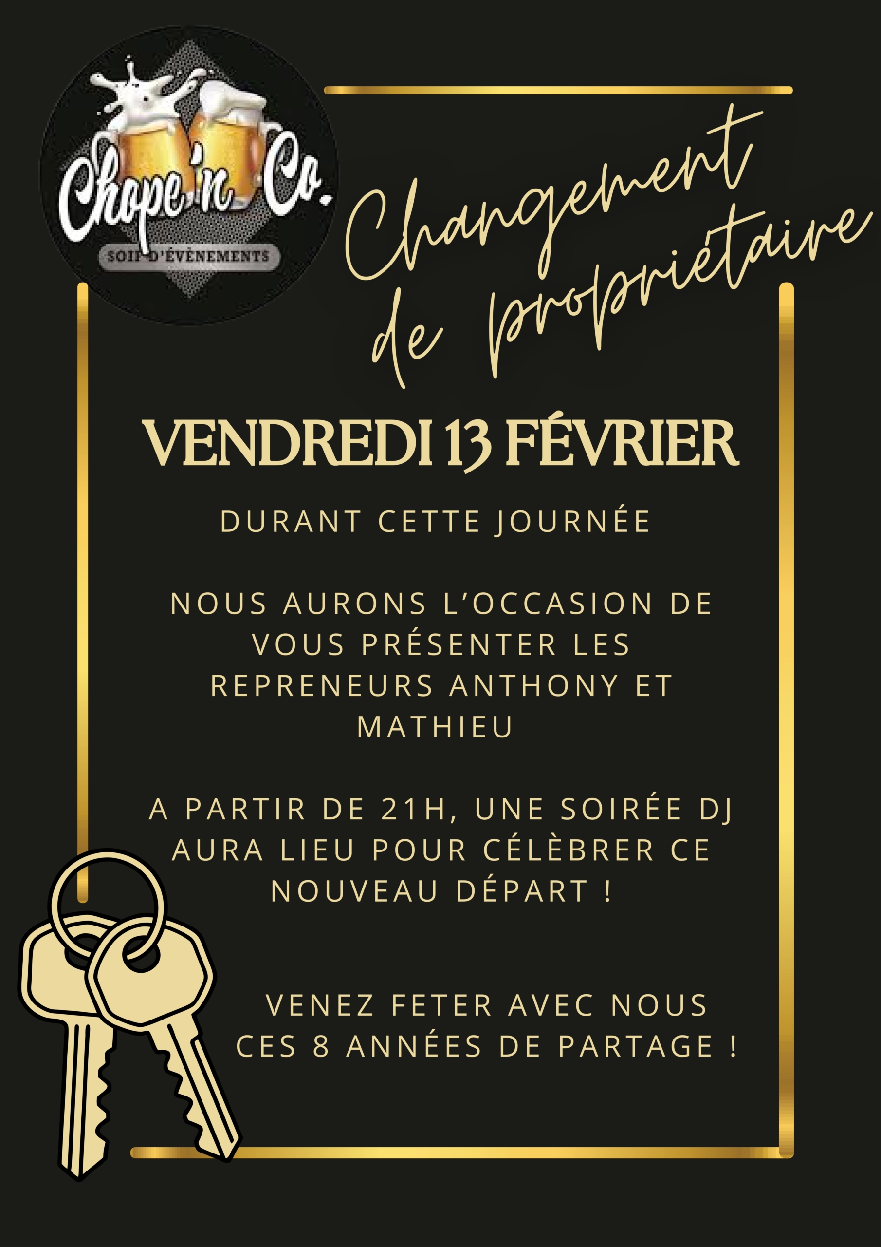 Soirée du Nouvel An Or Noir Moderne Réveillon du Nouvel An Affiche-1_page-0001